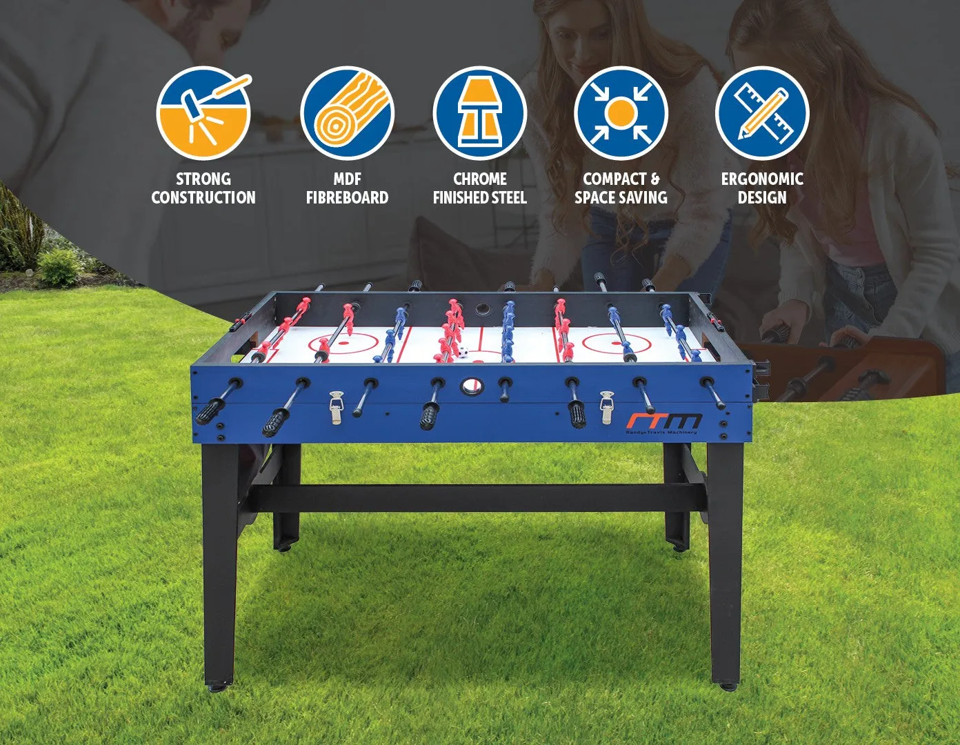 12-in-1 Combo Game Table Set, Compact, MDF, Multi