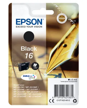 16 Series Pen & Crossword Black