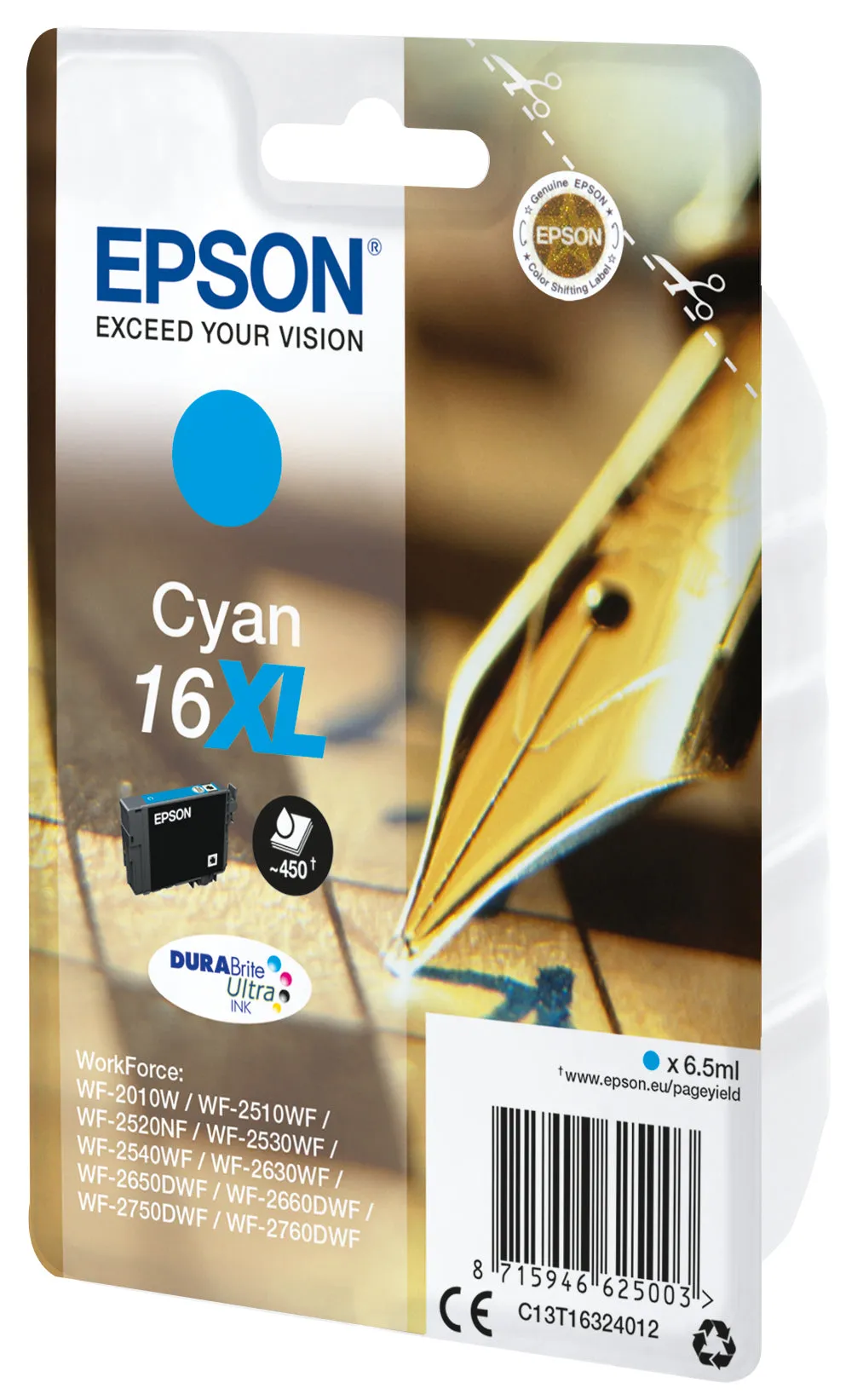 16 Xl Series Pen & Crossword Cyan Ta