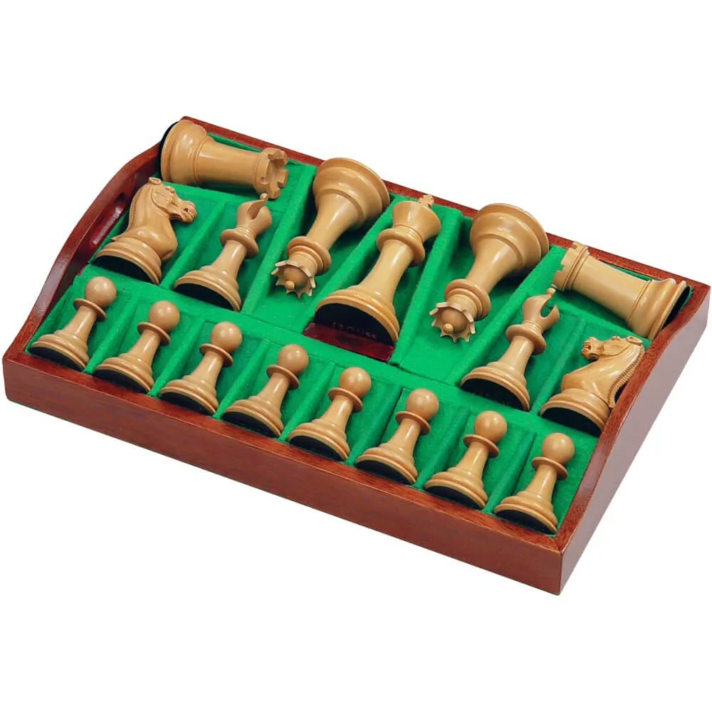 1849 4" Edition Chess Set in Mahogany Casket