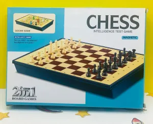 2 in 1 Goose and Chess Game