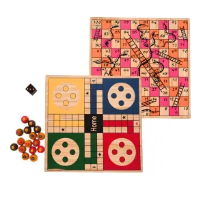 2 in 1 Ludo & Snake Game for Kids Age 3 