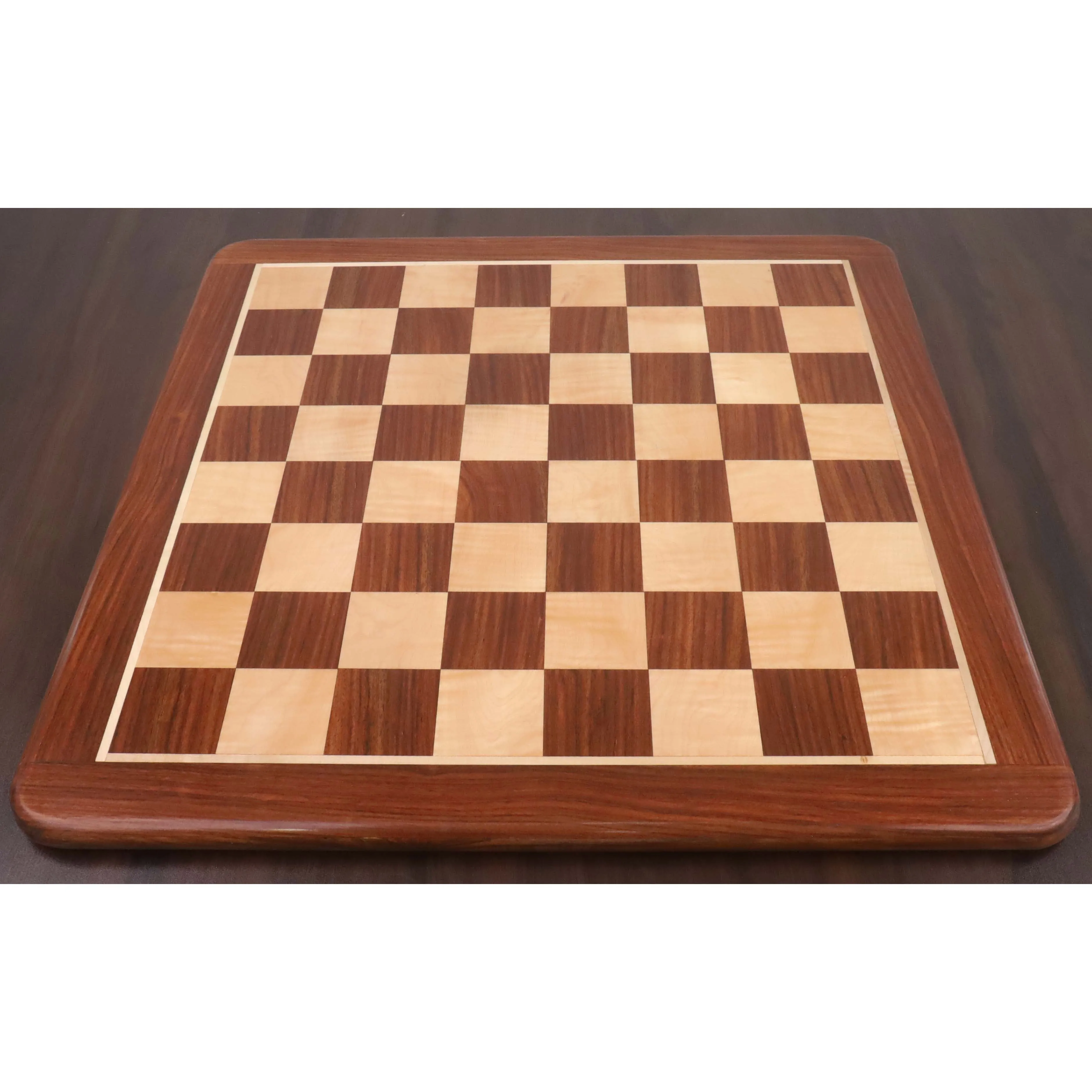 25 inches Large Chess board in Golden Rosewood & Maple Wood - 65 mm Square