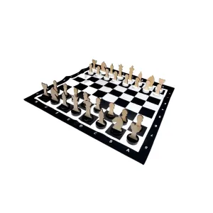 32 Piece Wooden Chess Set For Kids