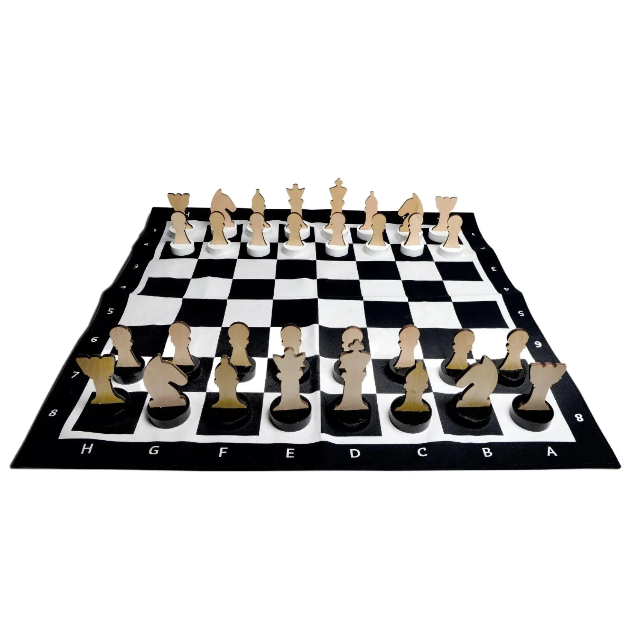 32 Piece Wooden Chess Set For Kids