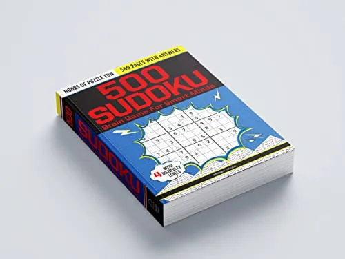 500 Sudoku Brain Game For Smart Minds - Combination of 4 Difficult Levels: Simple, Medium, Complex, Killer - 480  Brain Booster Puzzles and Hours of Fun Games [Paperback] Wonder House Books