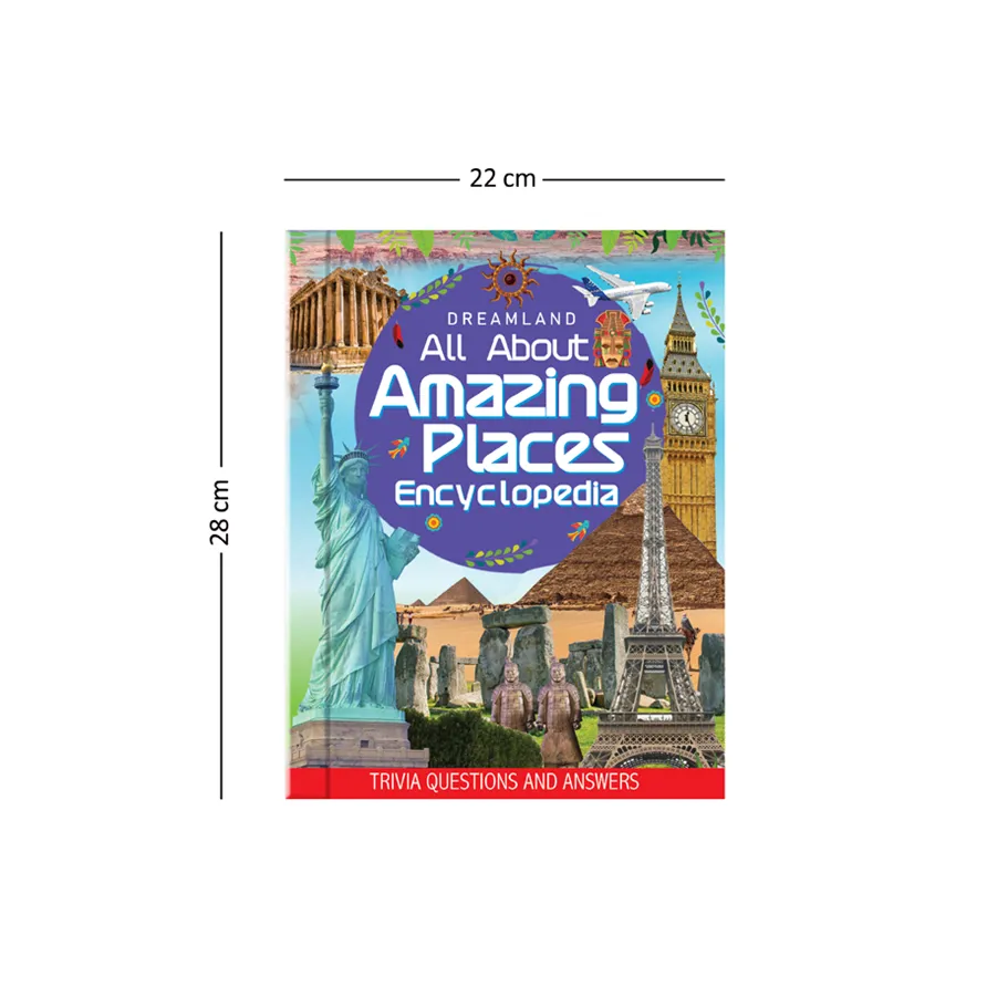 Amazing Places Encyclopedia for Children Age 5 - 15 Years- All About Trivia Questions and Answers