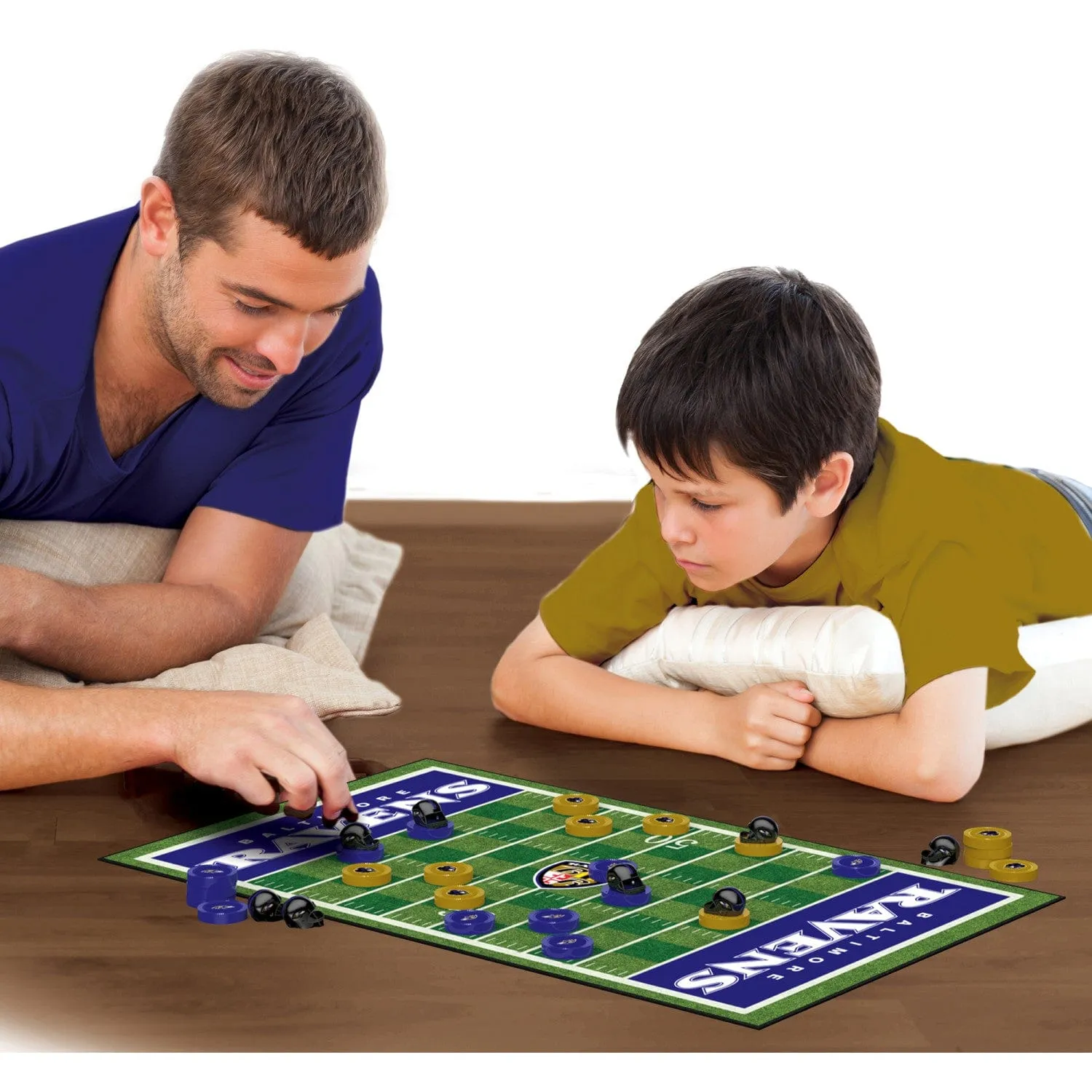 Baltimore Ravens Checkers Board Game