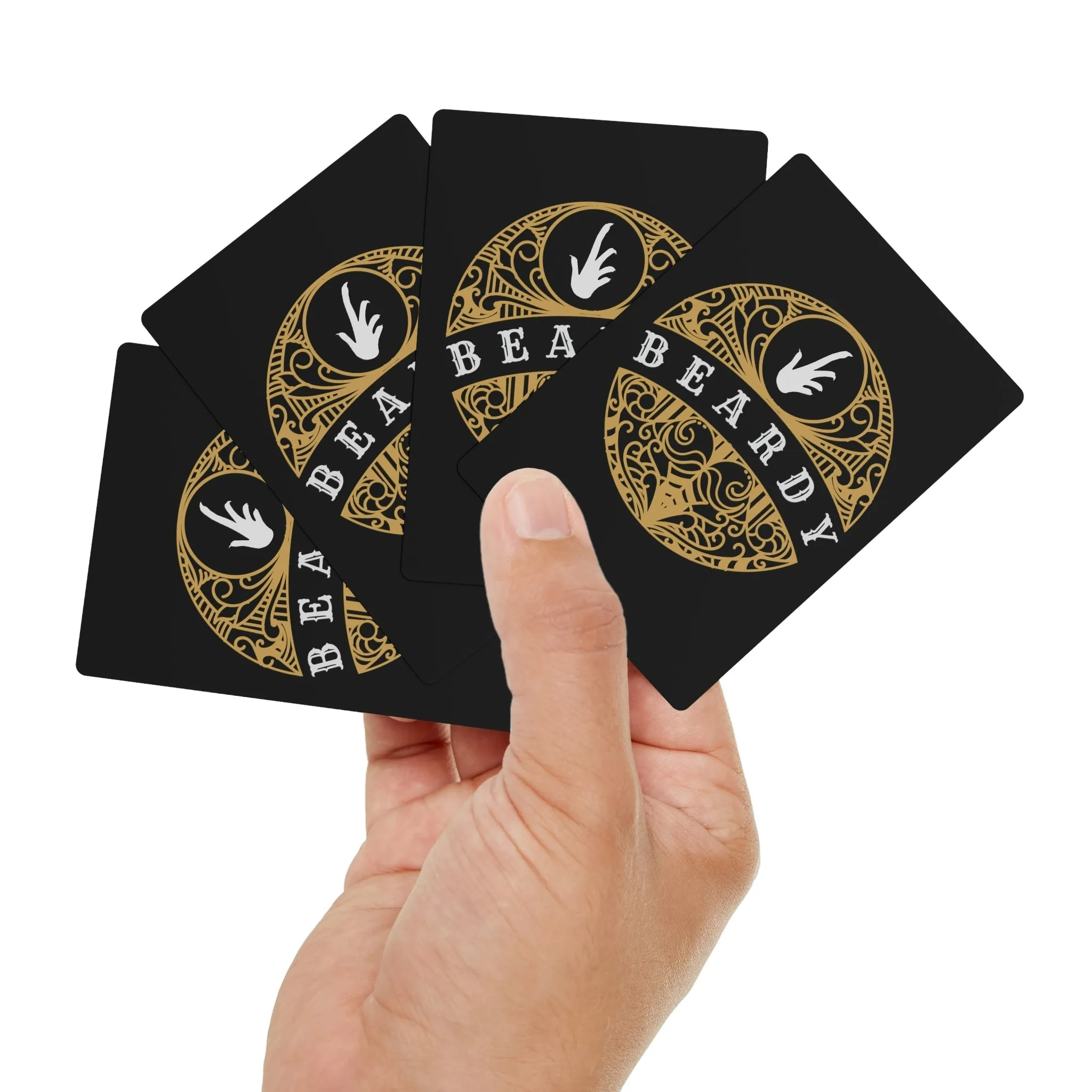 Bearded Dragon "Beardy" Tattoo Poker Playing Cards