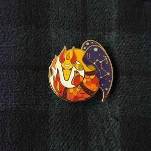 BeeKeeper Parade's Magical Firestar Dragon Pin