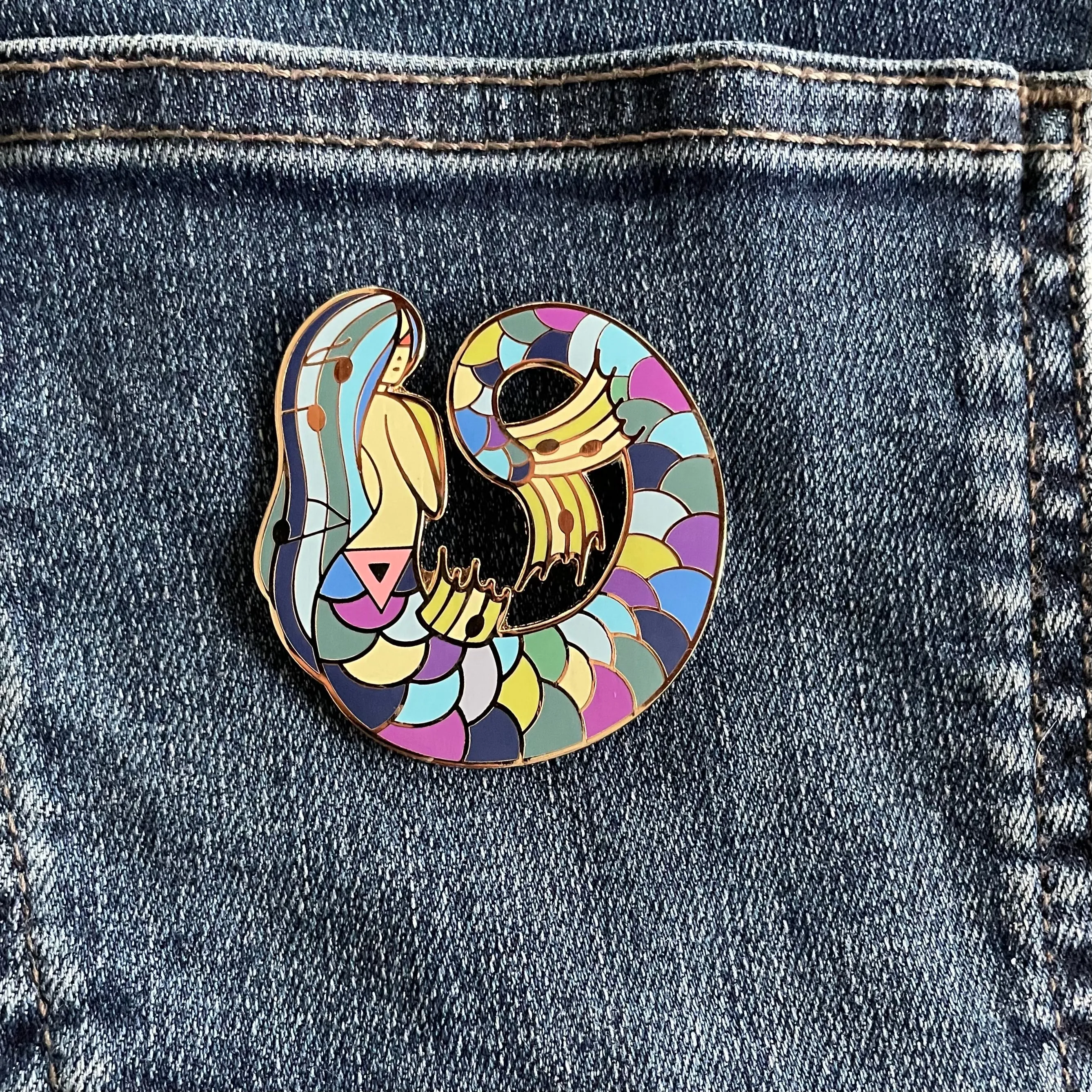 BeeKeeper Parade's Magical Mermaid Pin