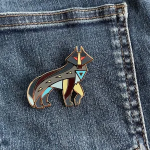 BeeKeeper Parade's Magical Wolf Pin