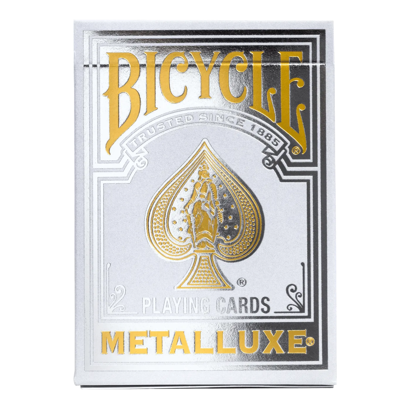 Bicycle Metalluxe Silver Playing Cards