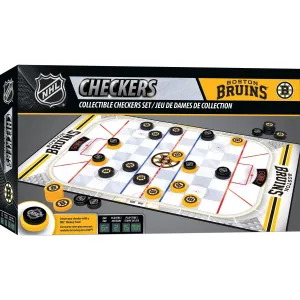 Boston Bruins Checkers Board Game