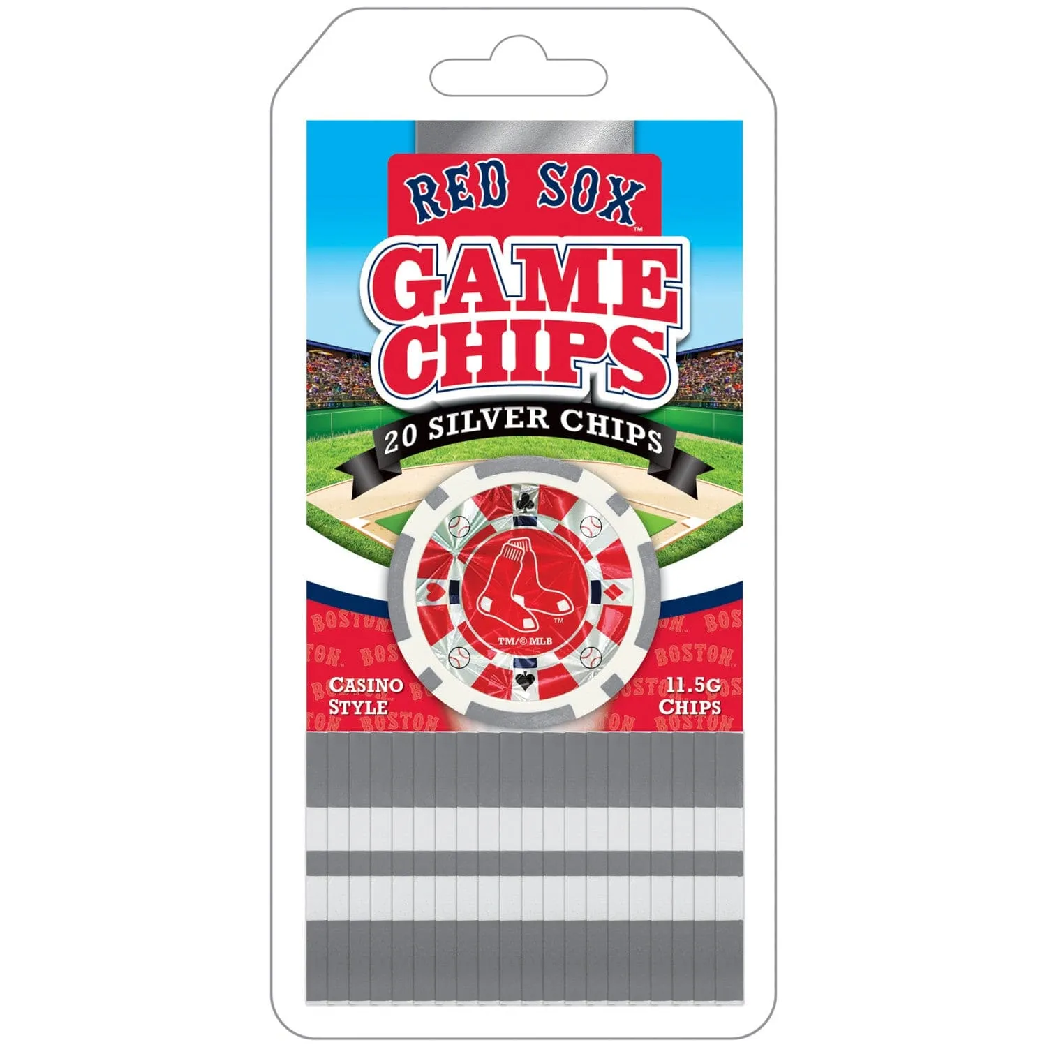 Boston Red Sox 20 Piece Poker Chips