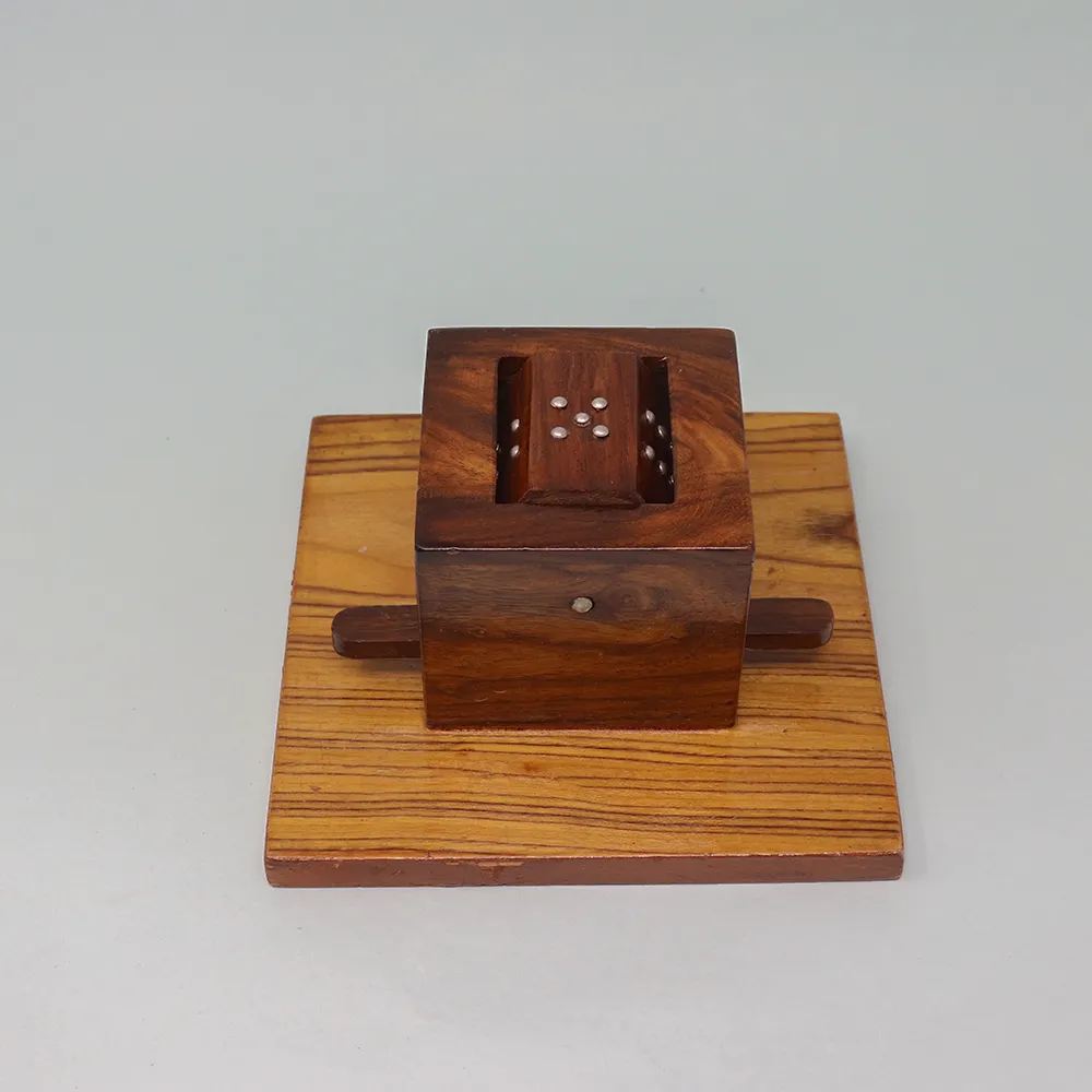 Braille Ludo Wooden Board Game for Blind (Hand Painted)