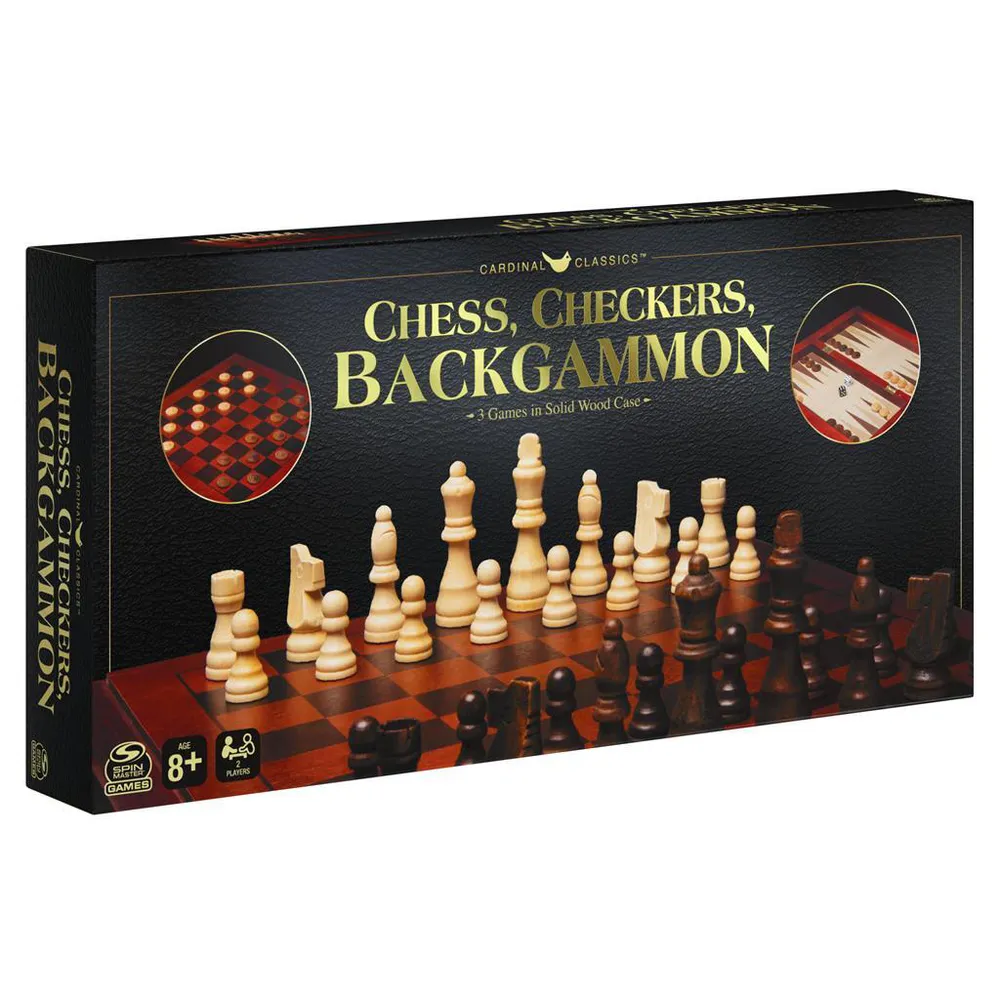 Cardinal Classics Chess, Checkers And Backgammon