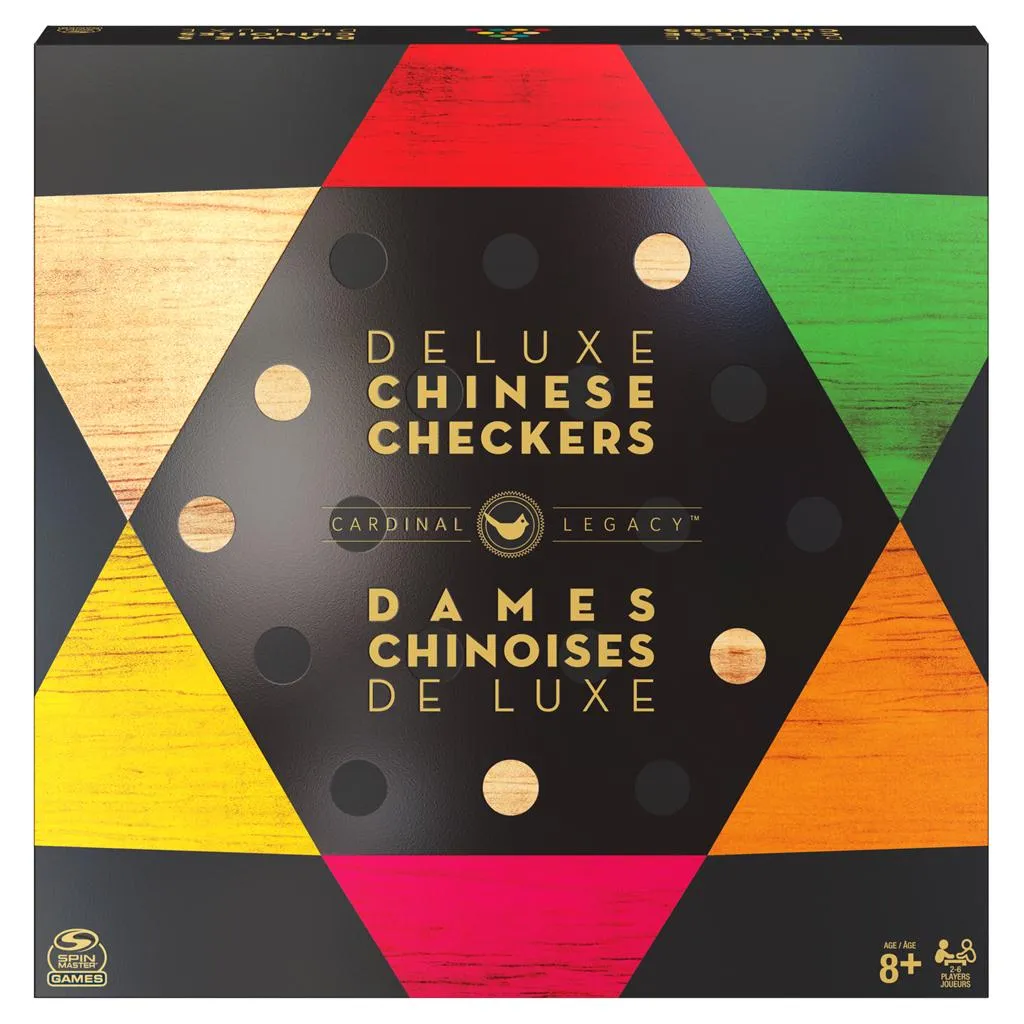 Cardinal Games Deluxe Wooden Chinese Checkers Set