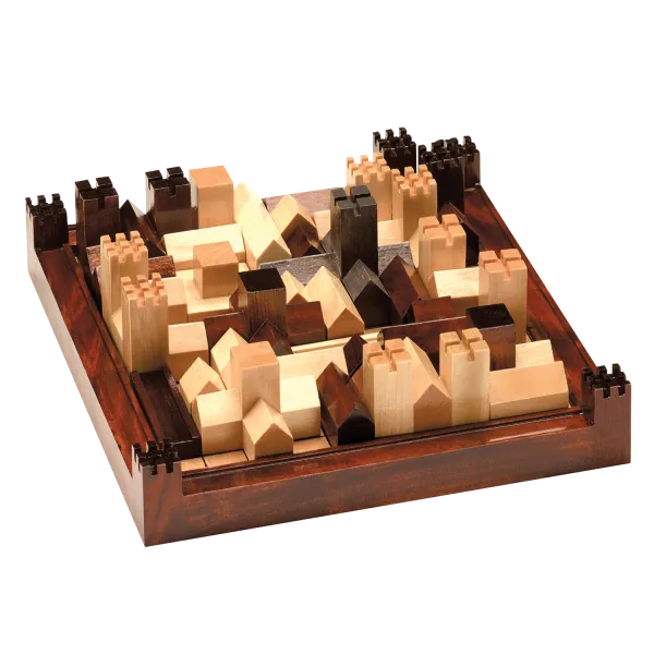 Cathedral Classic Wooden Strategy Game Full Sized Tabletop Edition