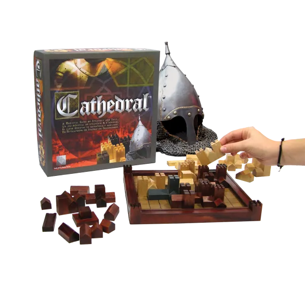 Cathedral Classic Wooden Strategy Game Full Sized Tabletop Edition