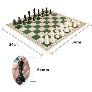 Christmas Gift High Quality Chess Game King High 97mm 77mm 64mm Ajedrez Medieval Chess Set No Chessboard 32 Chess Pieces Kids Toys Playing Game