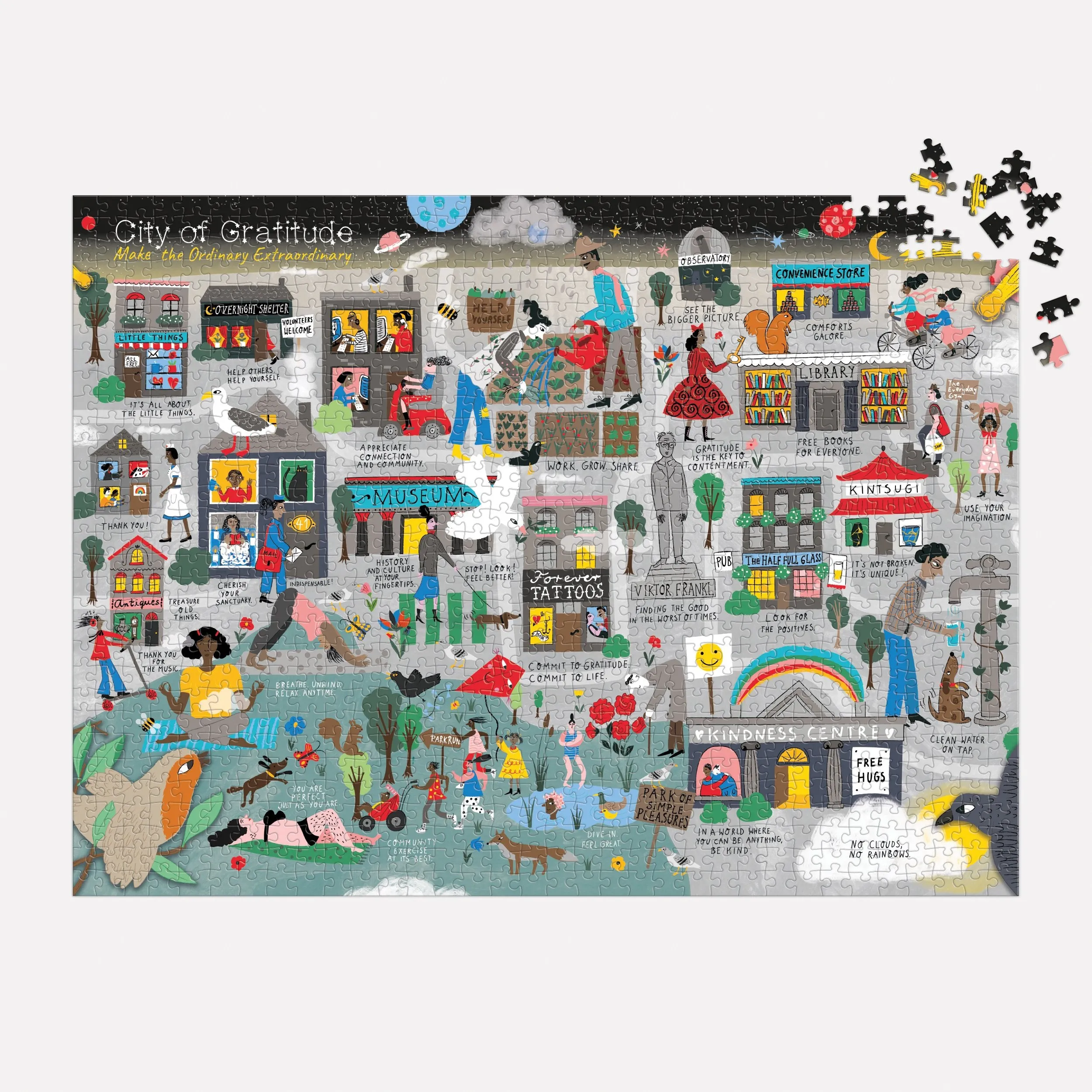 City of Gratitude 1000 Piece Jigsaw Puzzle