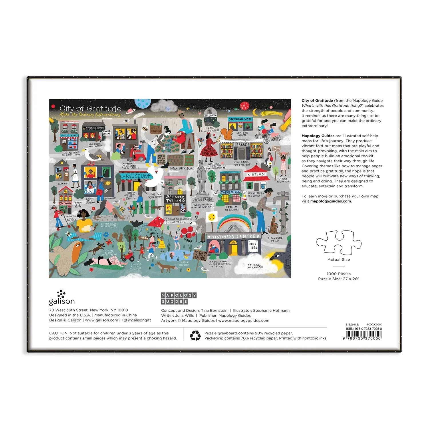 City of Gratitude 1000 Piece Jigsaw Puzzle