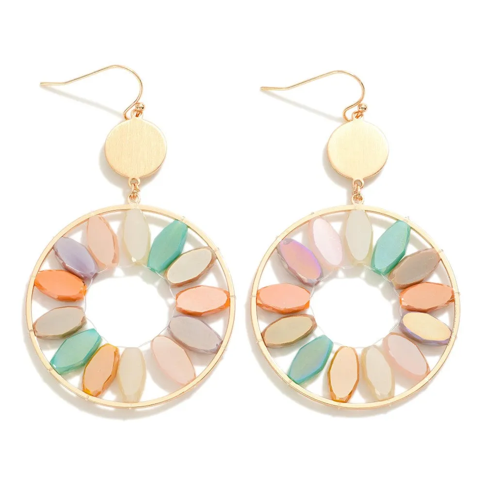 Colored Stone Earrings