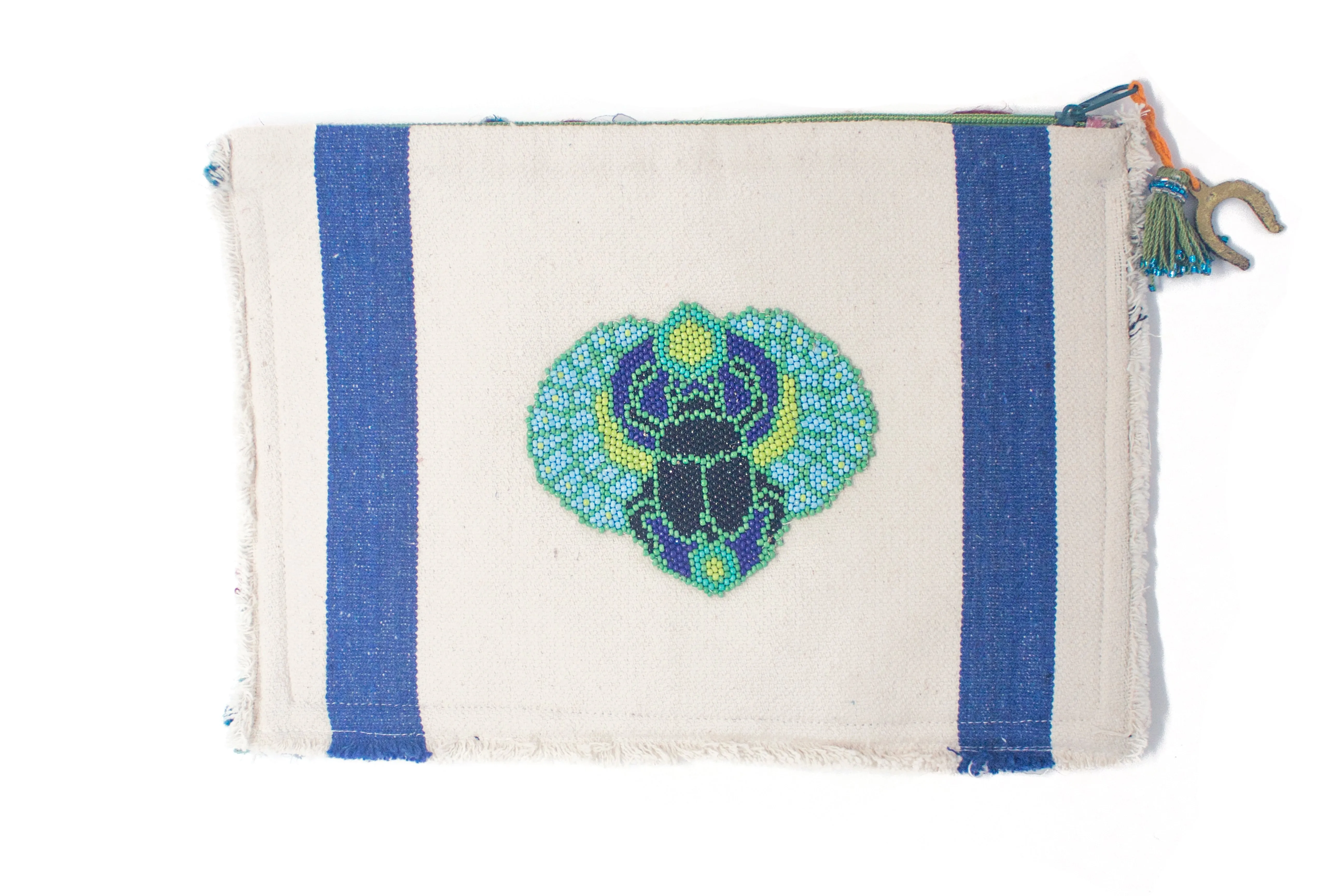 Colorful Linen Pouch