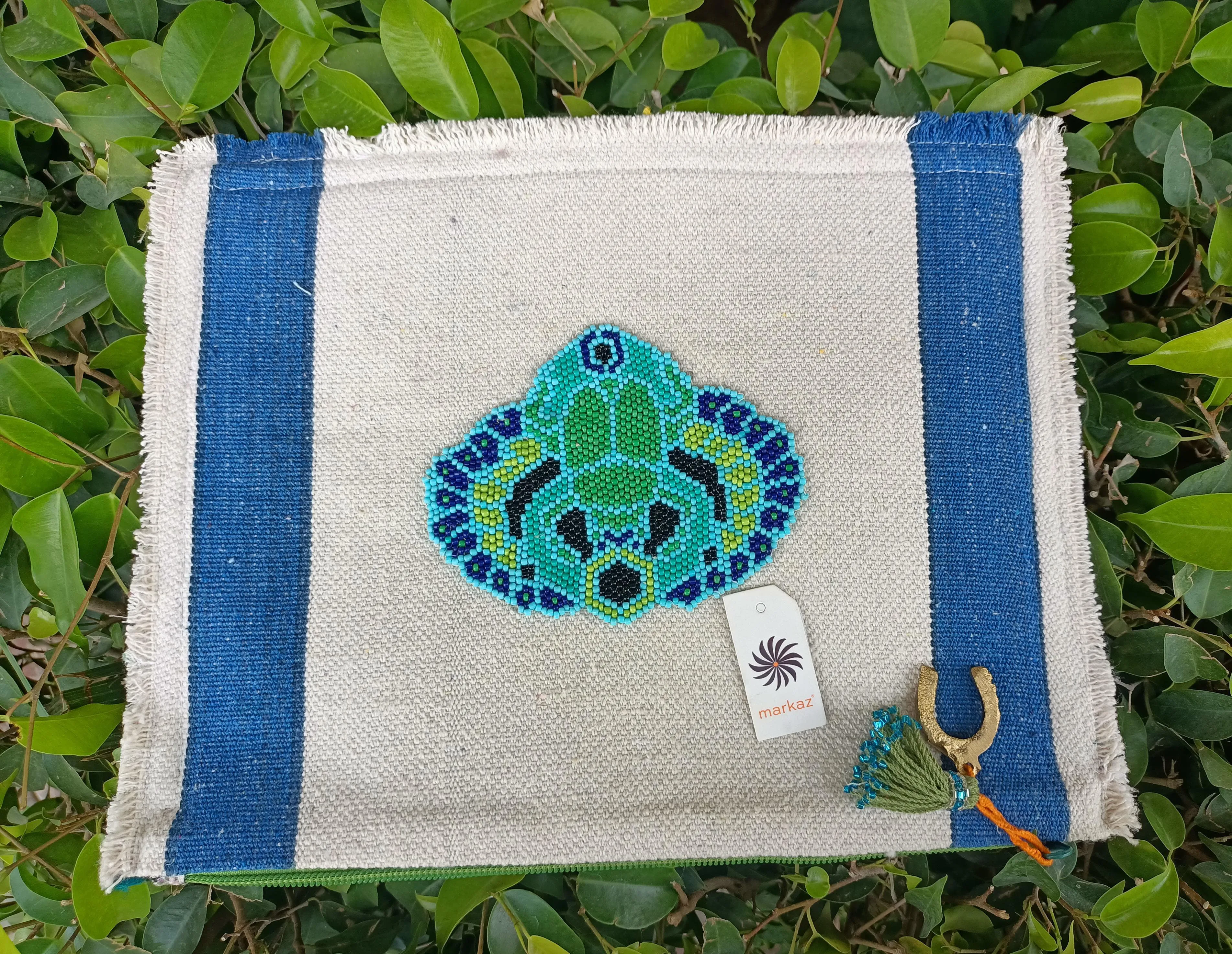 Colorful Linen Pouch