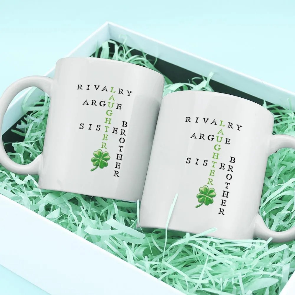 Crossword Acrostic Poem Mug, Laughter