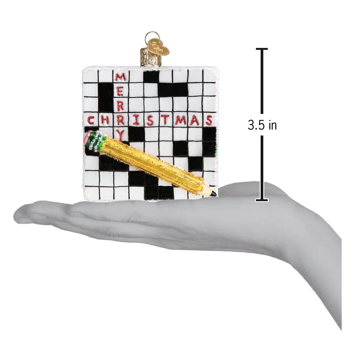 Crossword Puzzle Ornament