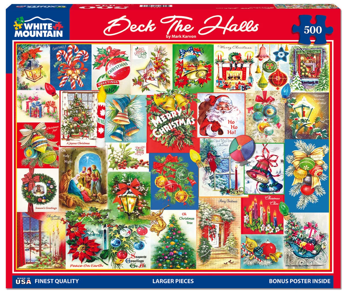 Deck The Halls (1914pz)  - 500 Piece Jigsaw Puzzle