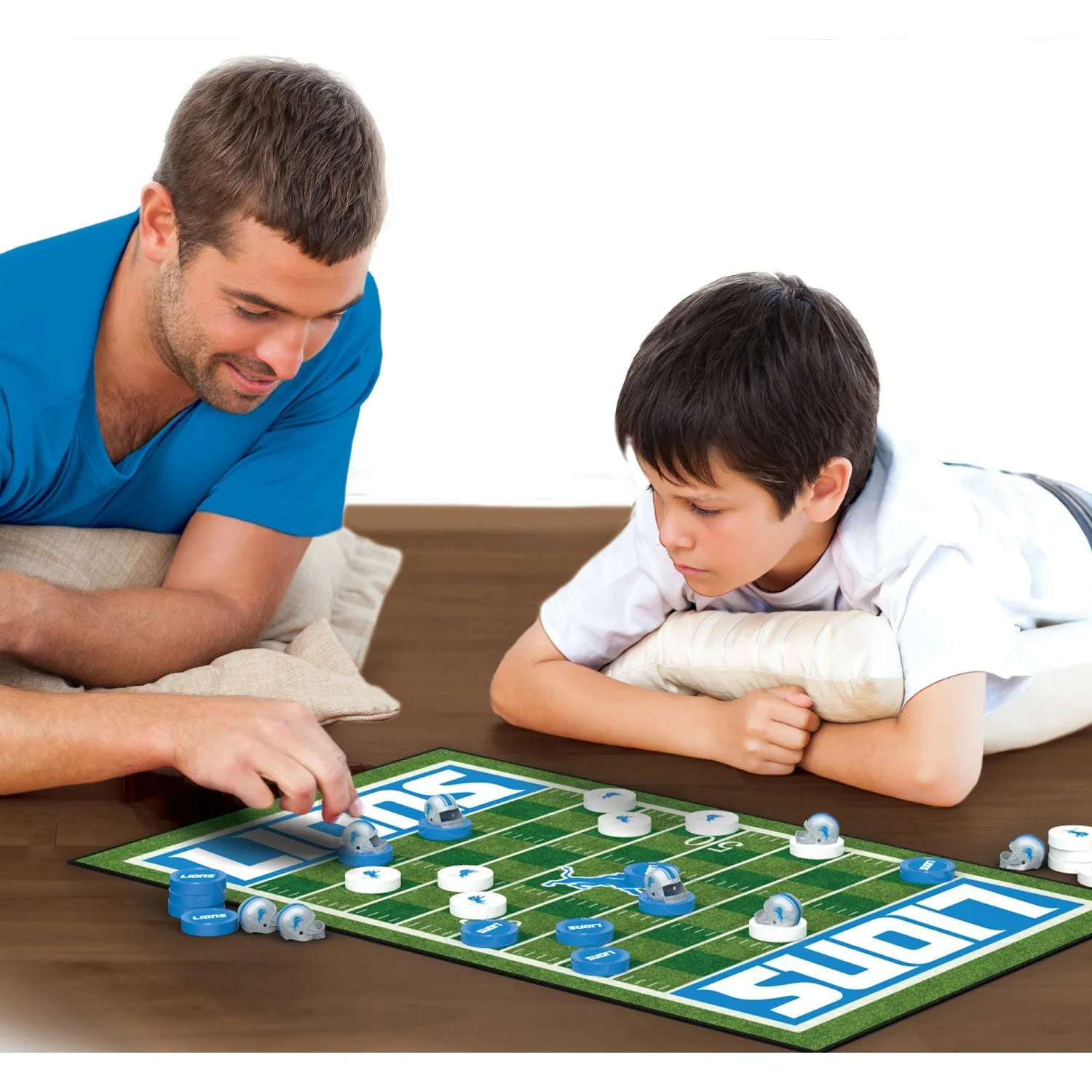 Detroit Lions Checkers Board Game