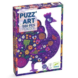 Djeco Puzz'art Puzzle 500pc - Peacock