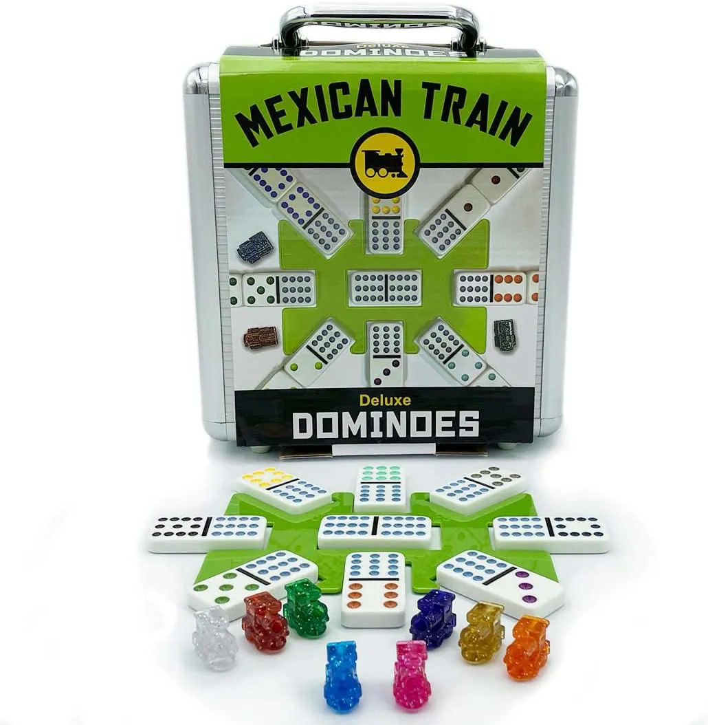 Dominoes Mexican Train Deluxe (Metal Case)