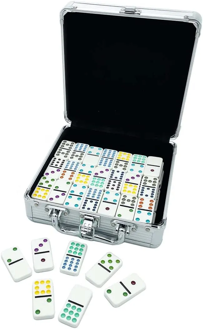 Dominoes Mexican Train Deluxe (Metal Case)