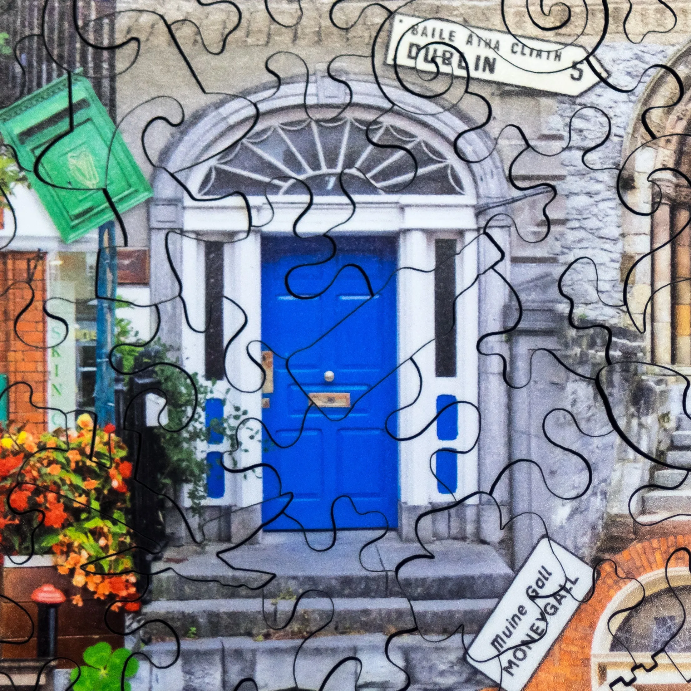 Doors of Ireland (501 Piece Wooden Jigsaw Puzzle)