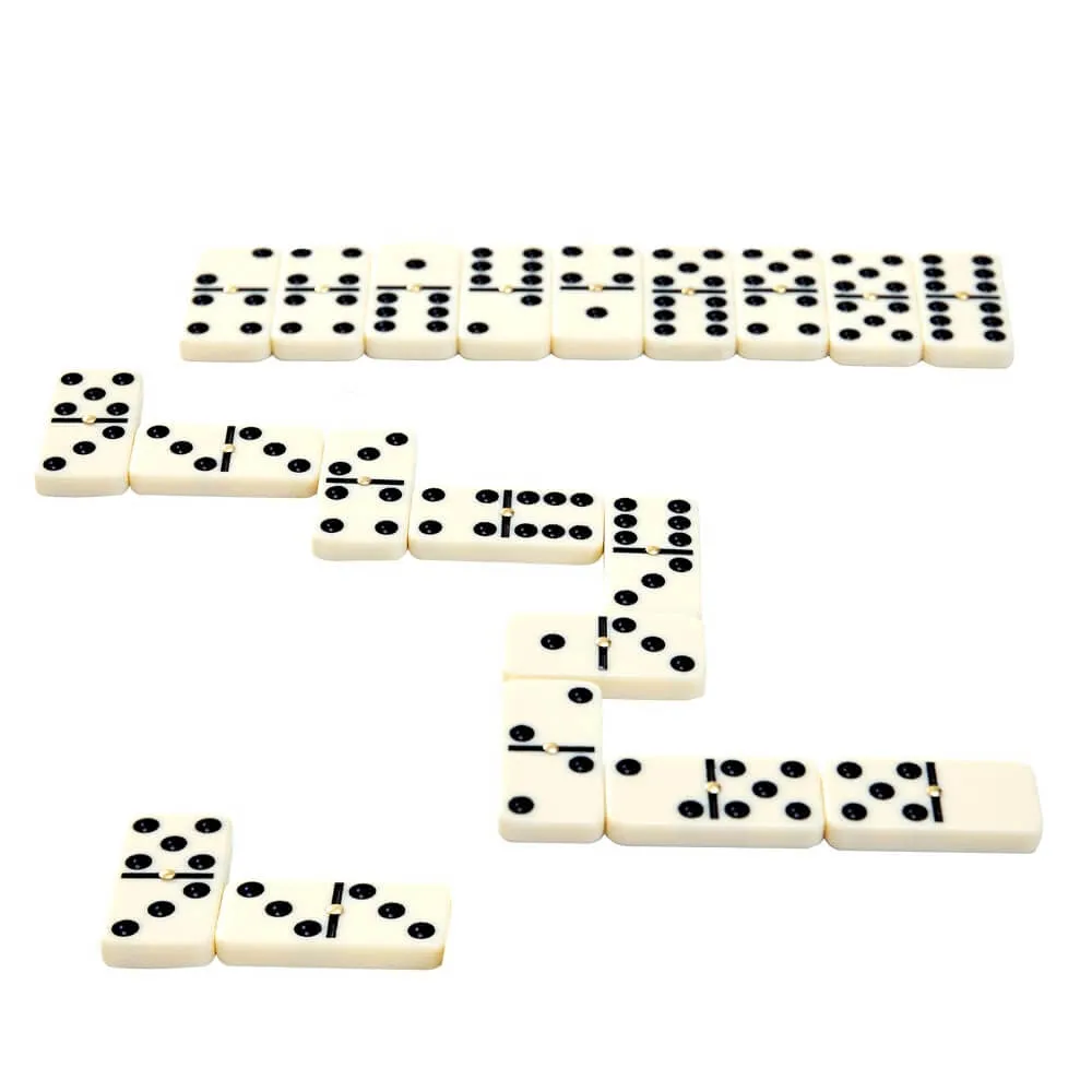 Double Six Dominoes - Dominoes Set in Tin Box