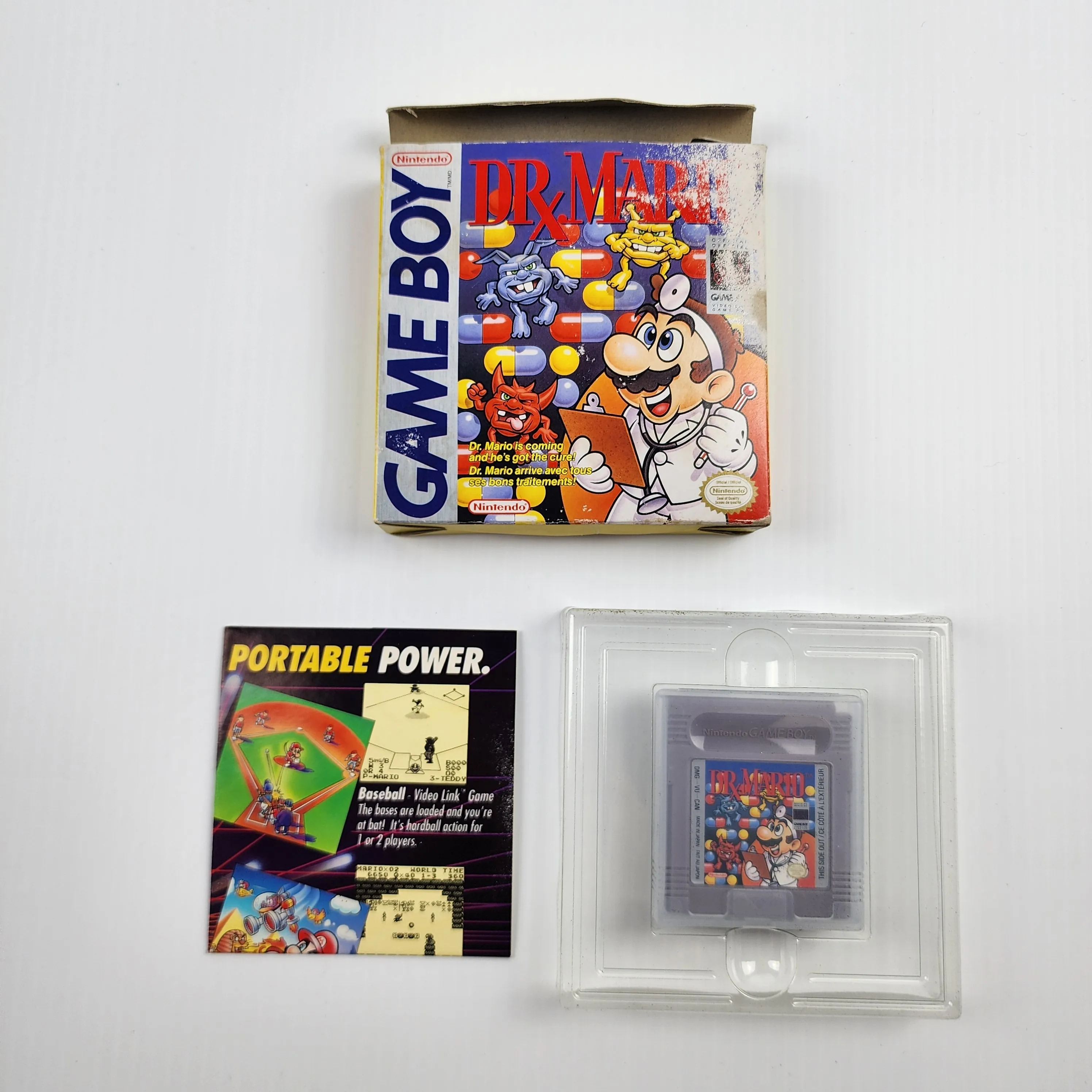 Dr. Mario - Gameboy Game - Complete in Box - Good Condition!