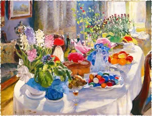 Easter Table, 1916 (476 Piece Wooden Jigsaw Puzzle)