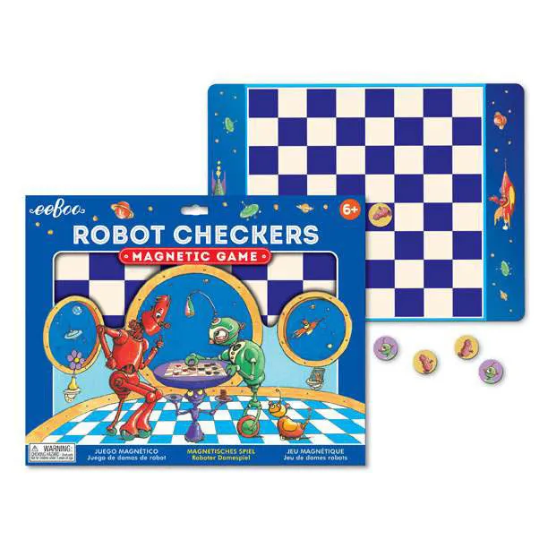 eeBoo Robot Checkers Magnetic Game