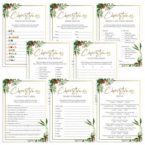 Elegant Christmas Party Games and Activities Printable