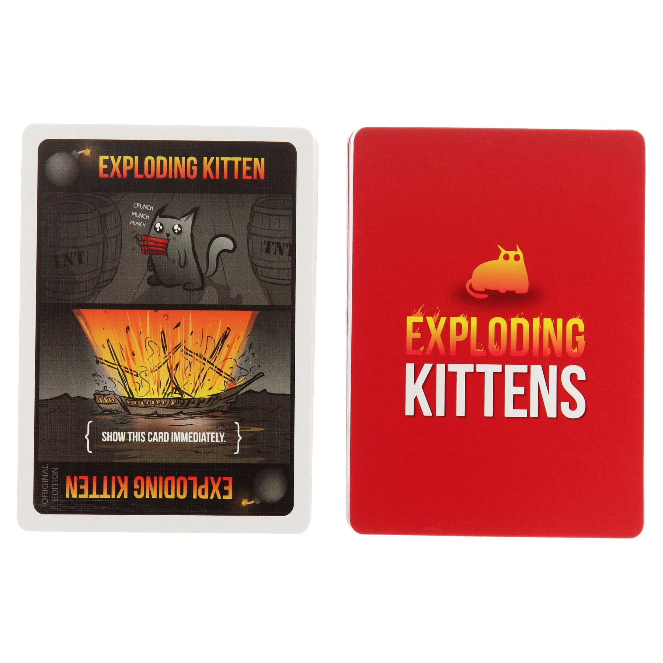 Exploding Kittens Original Edition Card Game, Ages 12 & up, 2-5 Players