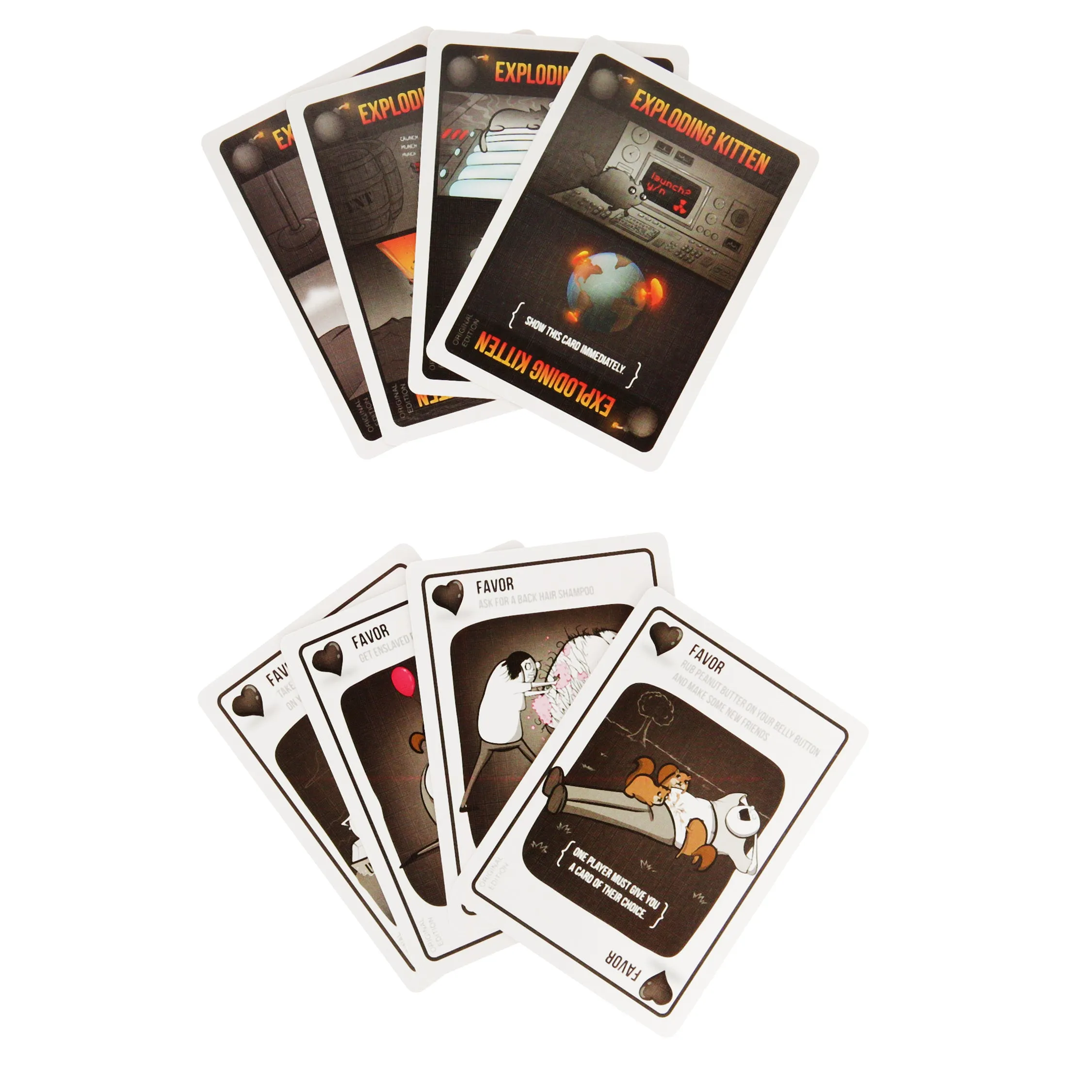 Exploding Kittens Original Edition Card Game, Ages 12 & up, 2-5 Players