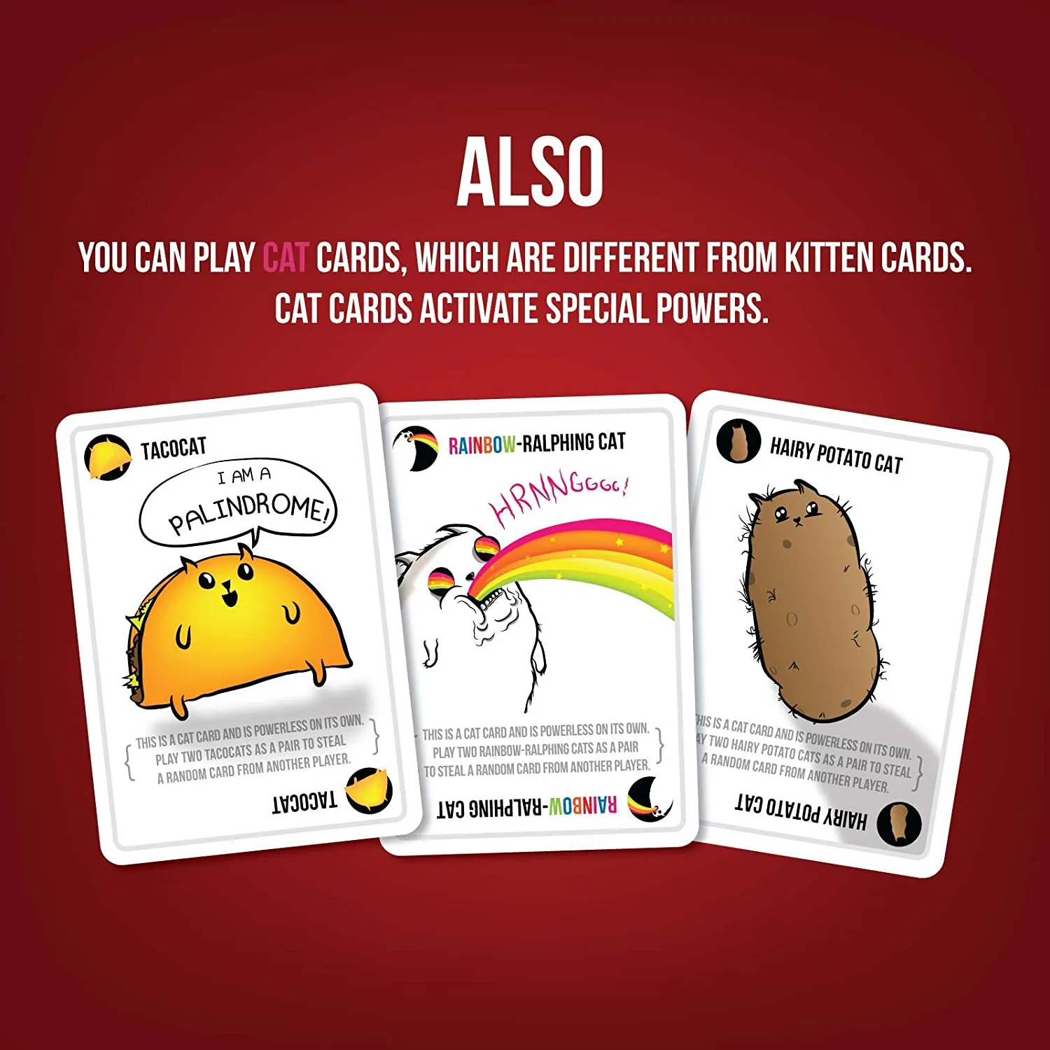 Exploding Kittens Original Edition Card Game, Ages 12 & up, 2-5 Players