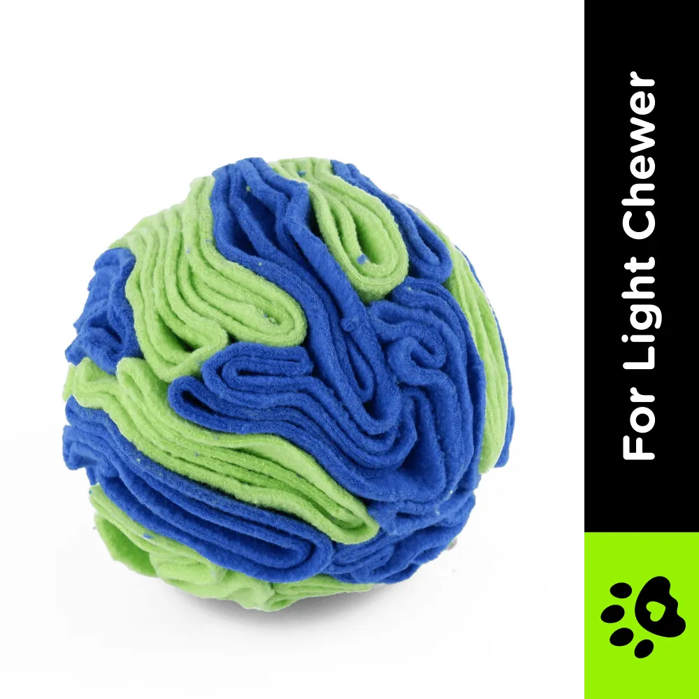 For The Love Of Dog Sniffer Ball Toy for Dogs (Blue/Green)