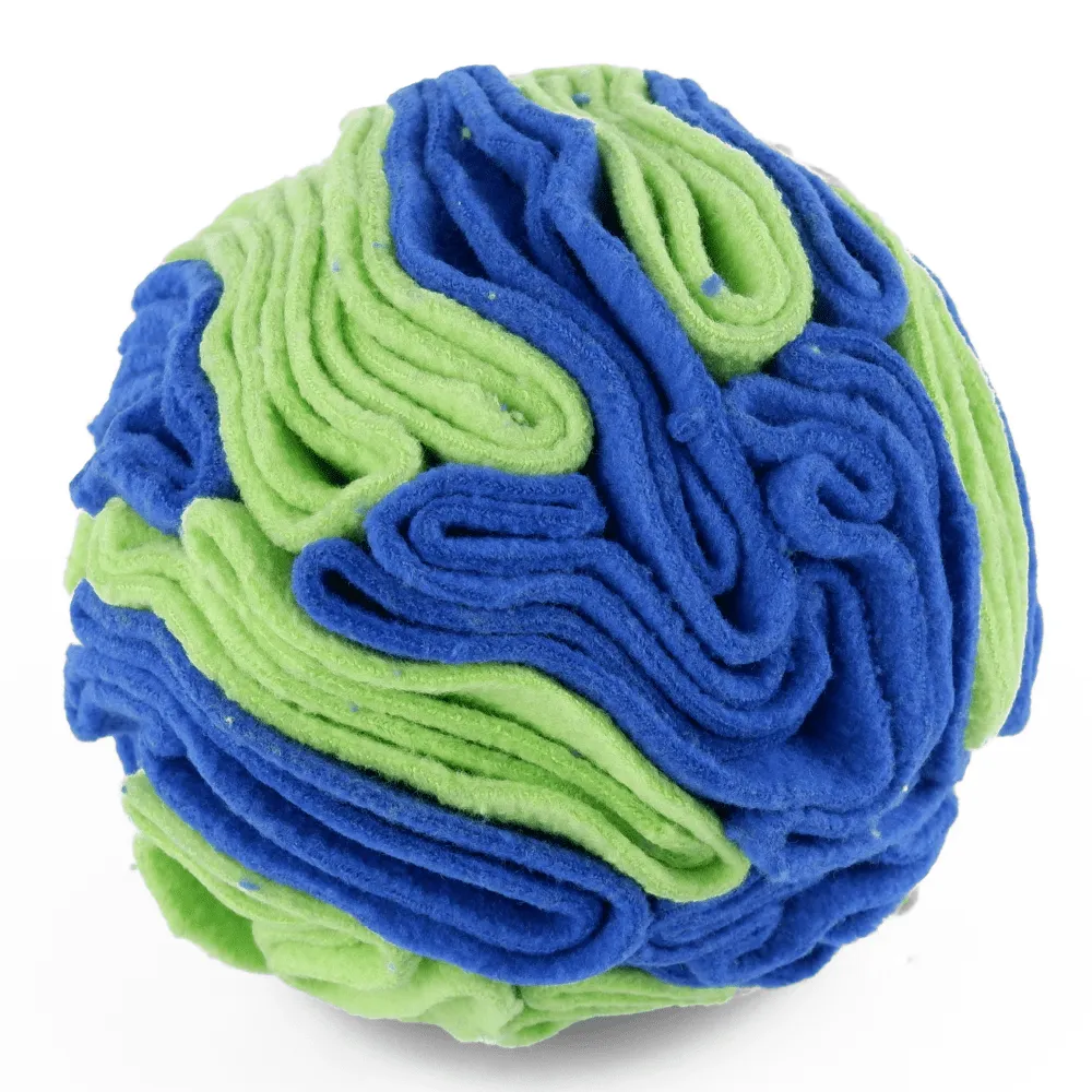 For The Love Of Dog Sniffer Ball Toy for Dogs (Blue/Green)