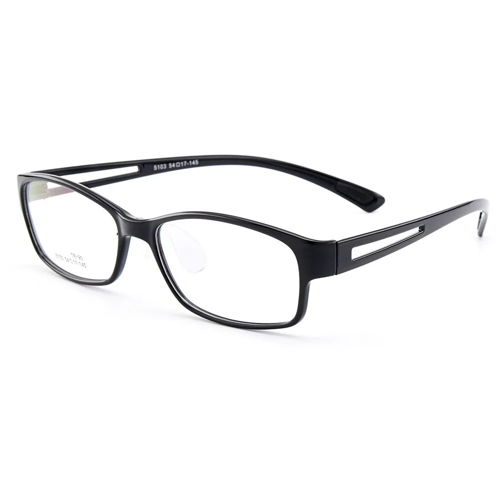 Gmei Unisex Eyeglasses Ultra-Light Tr90 Plastic Eyewear With Saddle Nose Bridge M5103