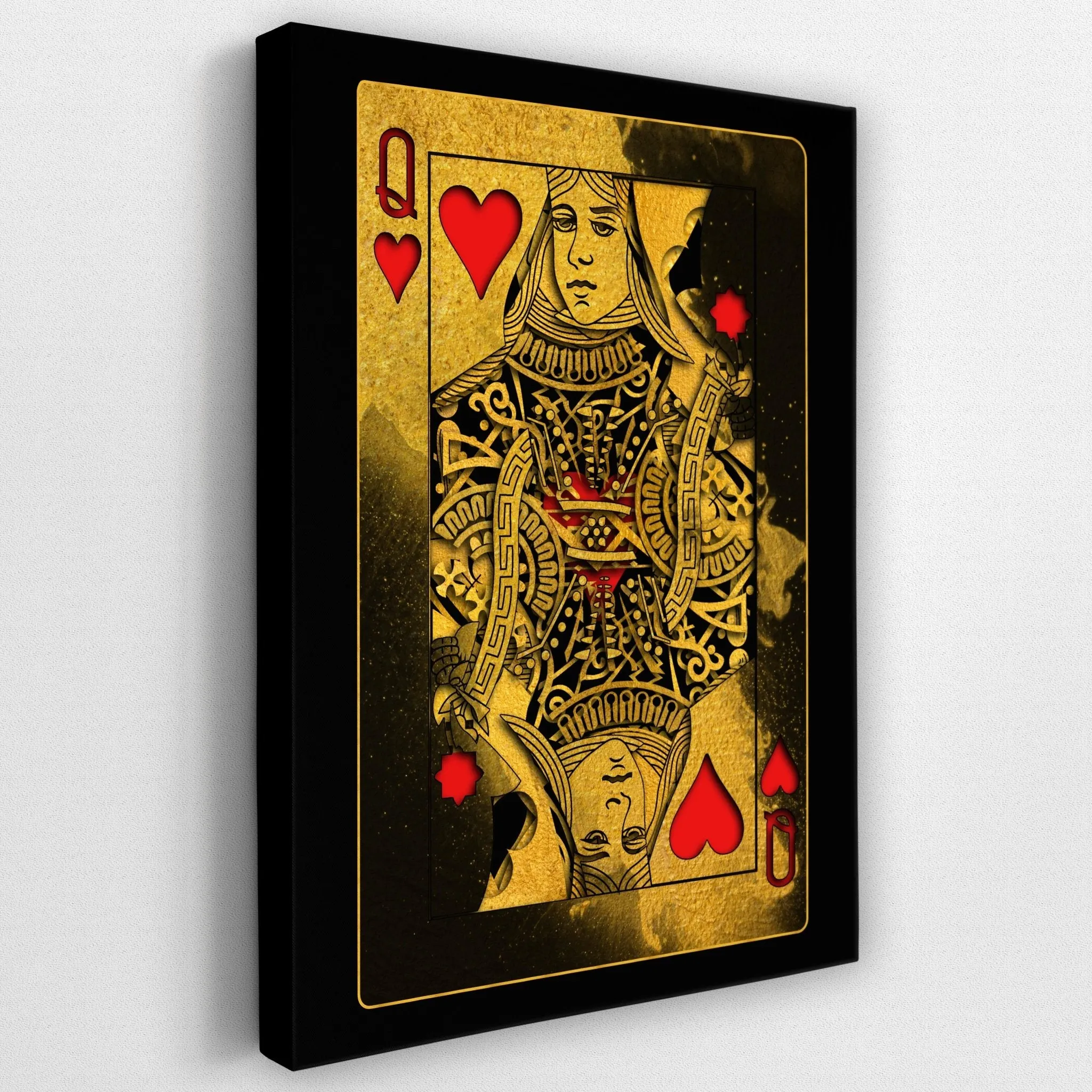 Gold Queen of Hearts